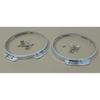 Suzuki Samurai SJ Headlight Head Lamp Chrome Bezel Ring Rim Set Pair |Fit For