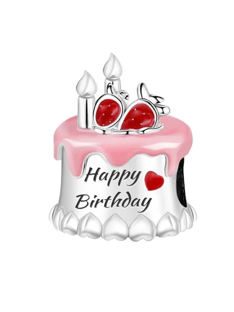 Copper Luggage Perfume Claw Pink Charms Bead Diy Bracelet Making Gift Of High Quality Fashion Jewelry For Womens