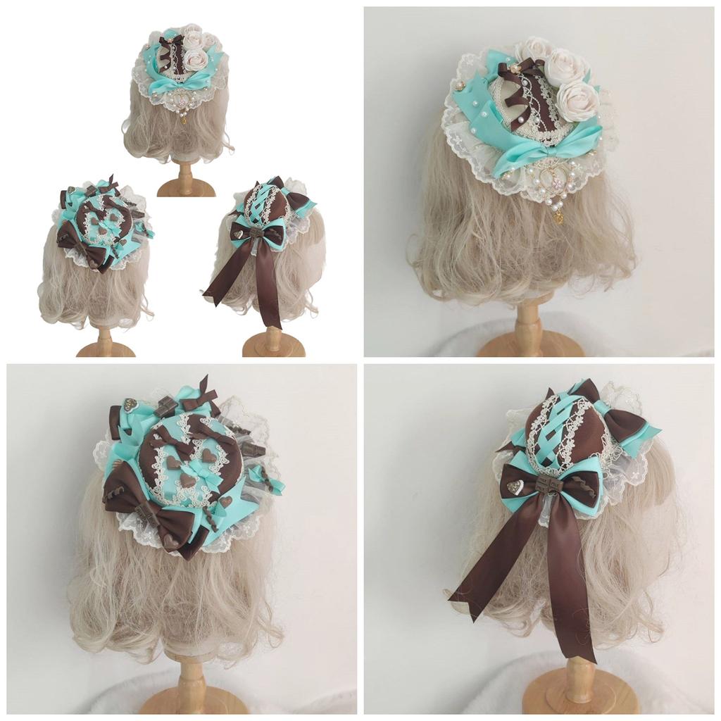 Stylish Gothic Flat Hat Versatile Flower Hat Perfectly Complements Parties Cosplay and Alternative Fashion Enthusiasts
