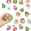 Christmas 10PCS Fingertip Gyro Toy Santa Claus Christmas Tree Creative Fidget Spinners Toys Stress Relief Party Favors Xmas Gift