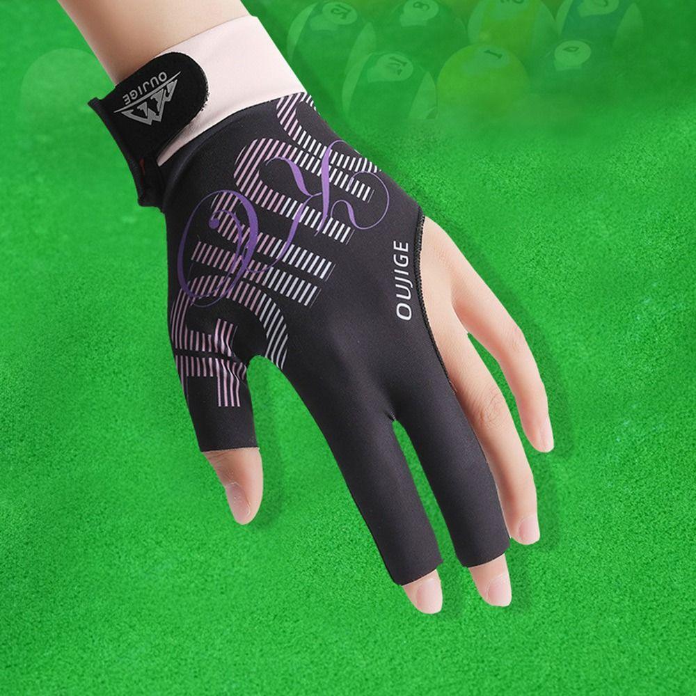 Left Hand Billiards Glove Elastic Breathable Billiard Training Gloves Non Slip Snooker Billiard Glove Fitness Accessories