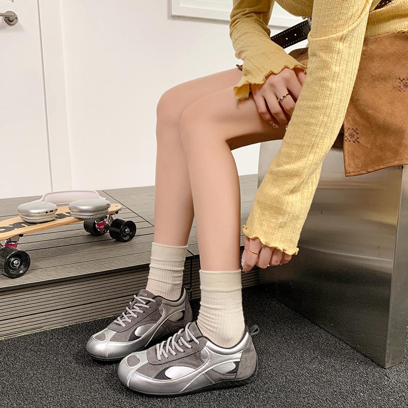 [Fanfna] Retro German Training Shoes Women's 2025 Autumn New Super Fire Versatile Forrest Gump Sports and Leisure Board Shoes Women's Shoes