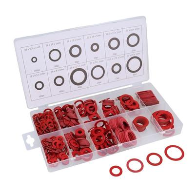 150 Piece Copper Ring Cold Pressed Terminal Line Connectors, Open Pipe Ring Cable Lug Crimp Kit