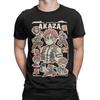 Demons Slayers Akaza  Tshirts Men 100%Cotton Tops Hip Hop Anime  Crewneck Short Sleeve