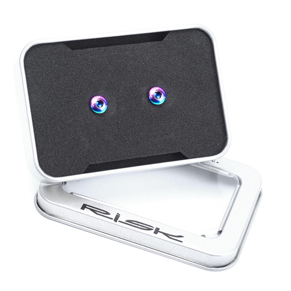 RISK TC4 Titanium Bike Hydraulic Brake Cylinder Bolts Bicycle Brake Cylinder Screw