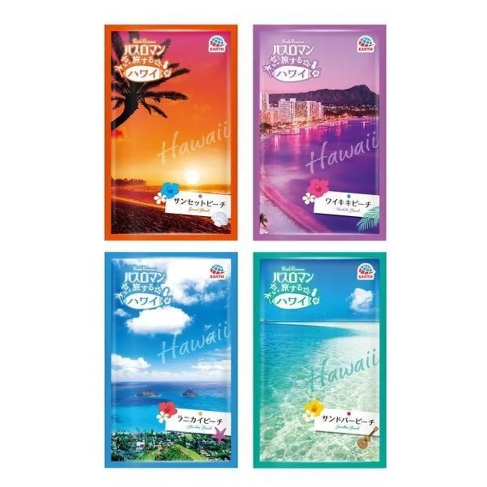 BATH ROMAN Traveling Hawaii 30g X 12 Packets Japanese Bath Additives Half-body Bath