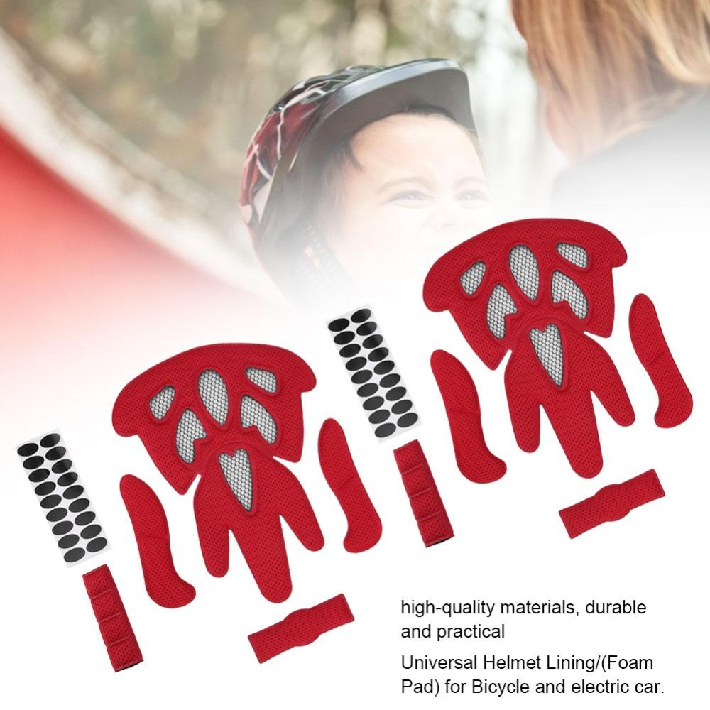 2 Sets Sponge Helmet Lining Soft Bicycle Helmet Liner Durable Helmet Liner Electric Scooter Use