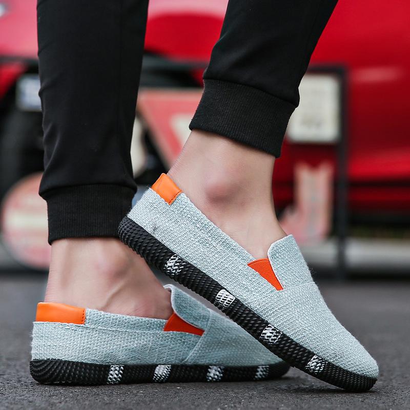 2024 New Shoes Men Loafers Light Walking Breathable Comfortable Casual Shoes Men Sneakers Non-slip Canvas Shoe Zapatillas Hombre