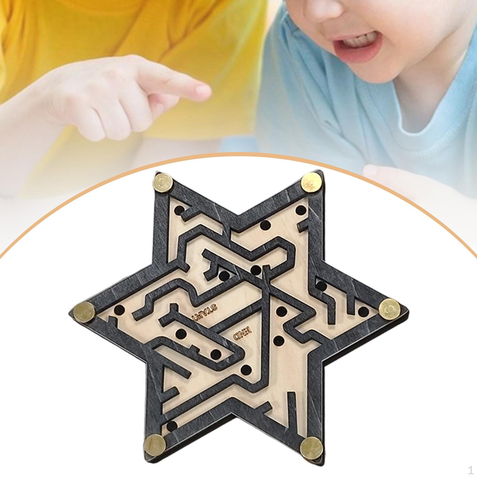 

Game with Marble Run Promotes Concentration And Coordination – A Puzzle Board for Ages 8 hexagon