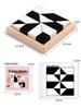 Children's Wooden Building Blocks Puzzle: Early Education Logic Game