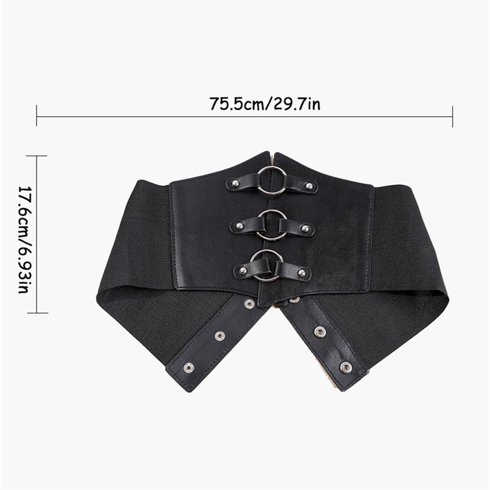 1PC Corset Women Corset Top Body Shaper Buckle Wide Waistband Bridal Waist Belt Gothic Accessories