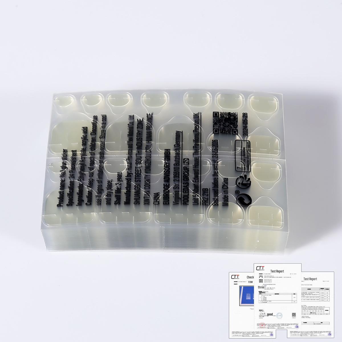 

Водонепроникні, довготривалі, гелеві клейкі накладні нігті - Ультратонкі, суперлипкі, двосторонні клейкі для подовженого манікюру