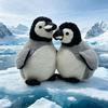 24cm Kawali Flauschiges Pinguin-Stofftier Weiche Kuscheltiere Süßer Dicker Pinguin Geschenk für Kinder und Freundinnen
