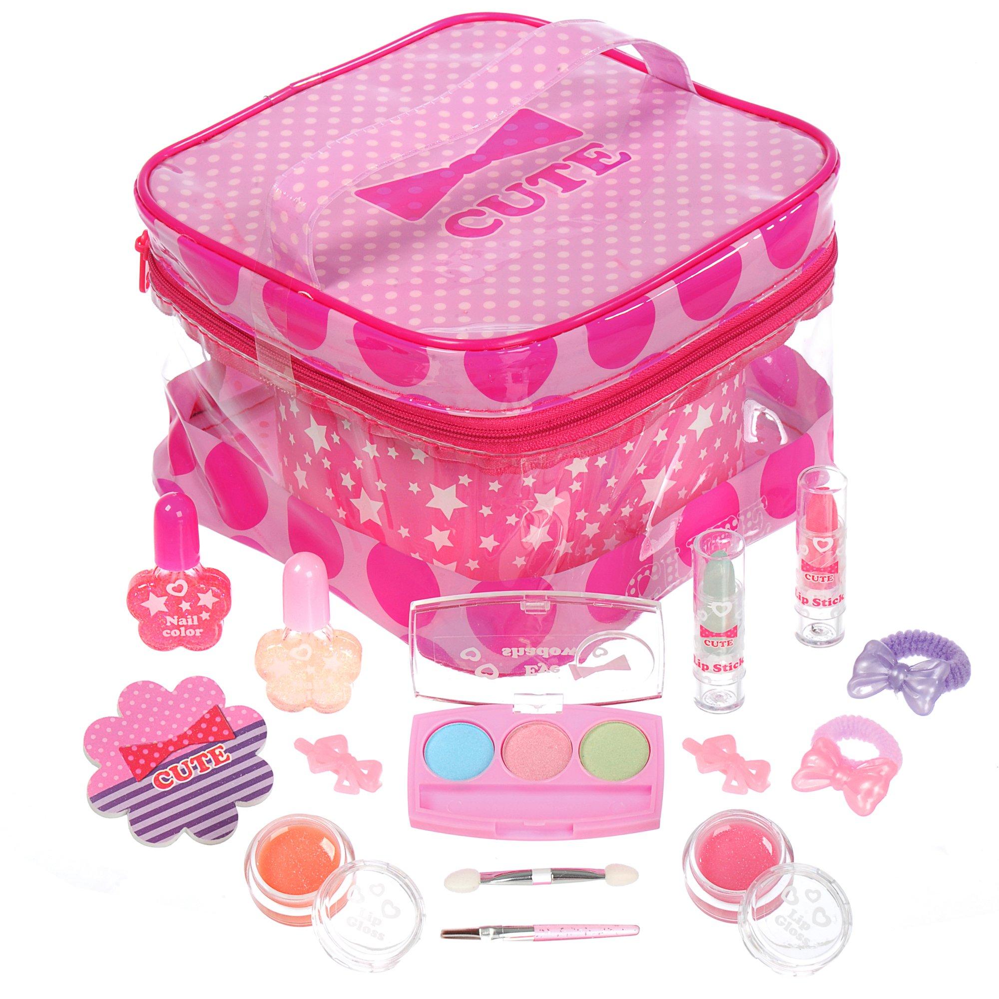 

Cutie Heart Vinyl Vanity Makeup Bag