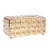 Bedroom Office El Cafe Coffee Napkin Dispenser European-style Bar Napkin Box Crystal Cube Square Tissue Box