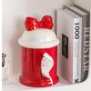 ZISIZ Vintage Ceramic Bowknot Tissue Box