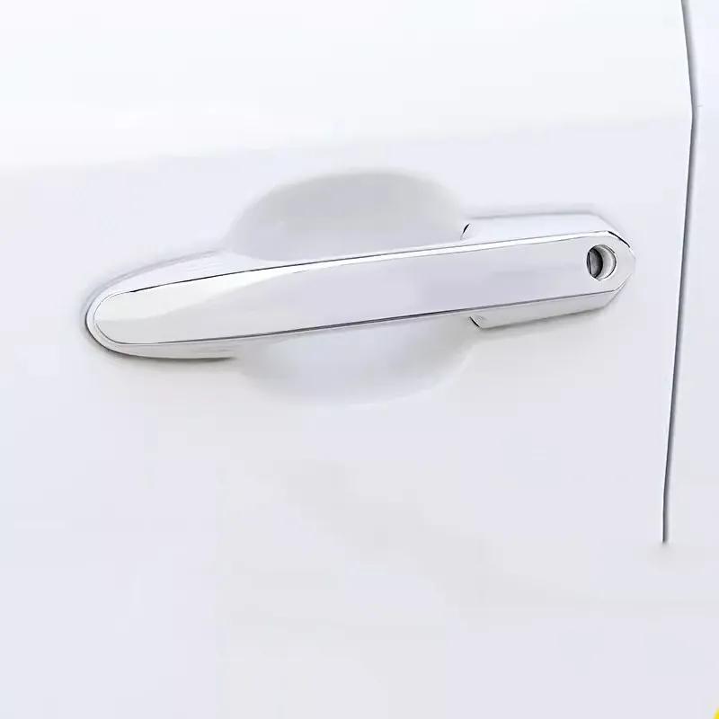 For Toyota Highlander Accessories ABS Chrome Exterior Door Handle Cover Trim Sticker Decal