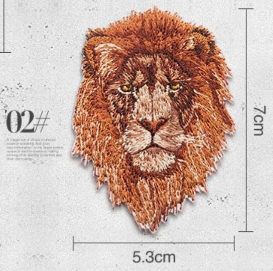 Tier Tiger Leopard Stickapplikationen zum Aufbügeln für Militär Armee Streifen Kleidung Eisen