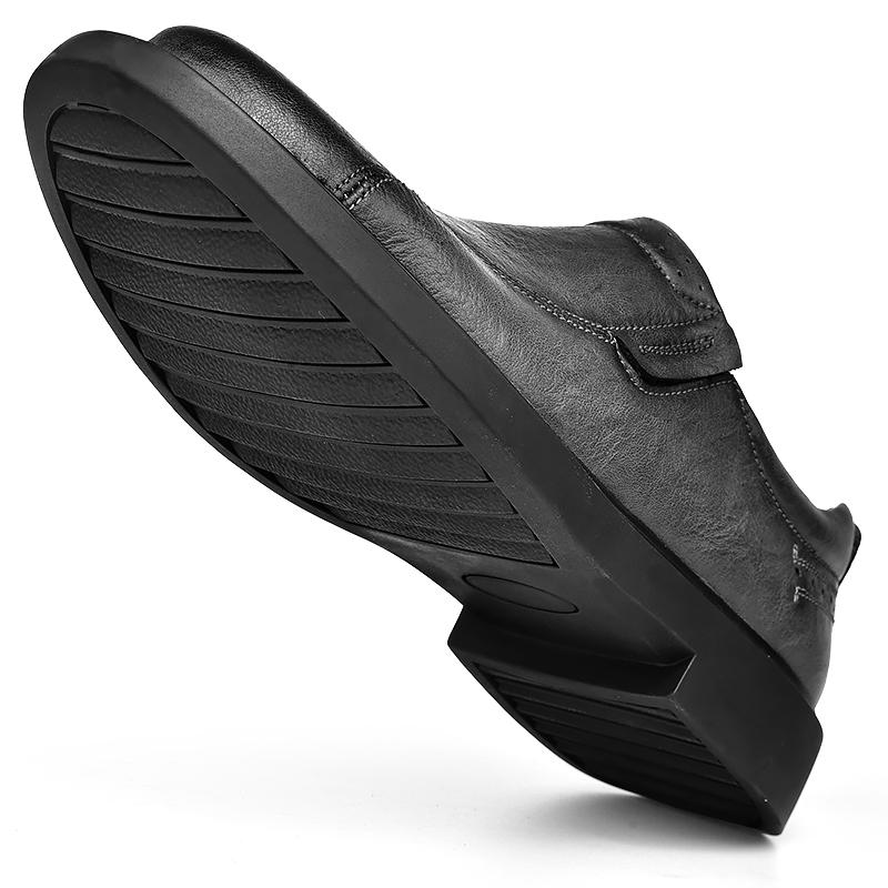 Fashion Men's Leather Shoes Slip on Dress Shoes Wedding Shoes