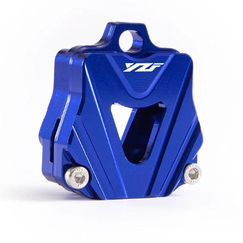 

Для мотоцикла Yamaha YZF R6 R3 R1 R25 YZFR3 R25, высококачественный чехол для ключей из алюминиевого сплава с ЧПУ, защитный чехол для ключей, аксессуары YZF-blue