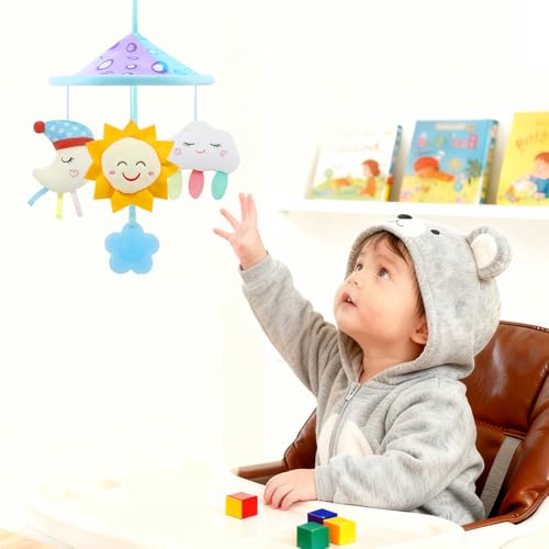 Cute Character Stroller, Mobile, Car Seat, Car Toy, Rattle, Rattle, Baby Toy, Baby Shower Gift, Birthday Gift, for Toddlers Aged 0 and Up