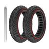 2pcs 8.5 Inch Electric Scooter Solid Rubber Tire with Mounting Tool Tire Lever Puncture-proof Solid