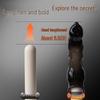 Wolfhound Wireless Remote Control Vibration Crystal Wolf Tooth Sleeve - Thickened, Lengthened, Ten-Frequency Ejaculation Lock for Men