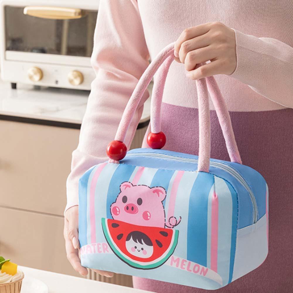 Aluminum Film Thermal Insulation Bag Thickened Picnic Box Pouch Handheld Insulated Bag Travel