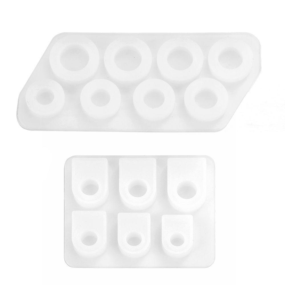 

2 шт. изготовление кристаллов ювелирных изделий ручной работы силиконовая форма для колец формы для эпоксидной смолы DIY ремесленная форма плоские формы