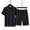 Men's Quick-Dry Breathable Loose Plus Size Summer Shorts & T-Shirt Fitness Casual Set