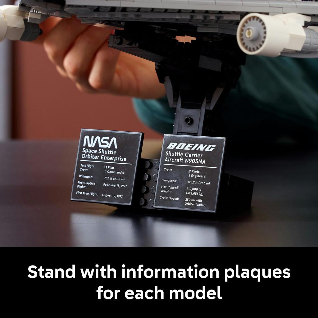 LEGO Icon Shuttle Transporter 10360 Toy Blocks for Boys and Girls, Ages 18 and Up, Domestically Distributed