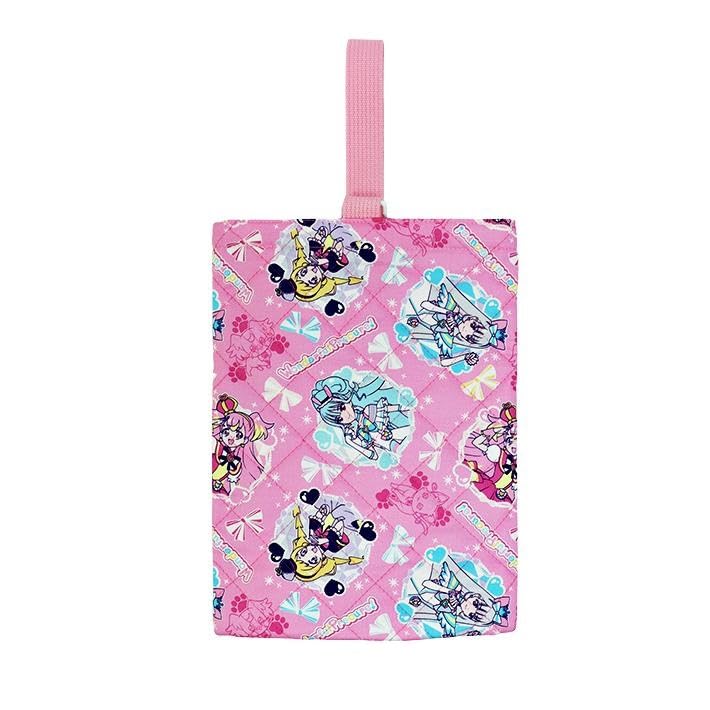 Hirogaru Sky! PreCure Quilted Shoe Case for Kids, QPQ61650, Blue