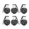 6PCS Kids Hand Grenades Toy with   Sound Light Effect Role Playing Props Fake Grenade Toy