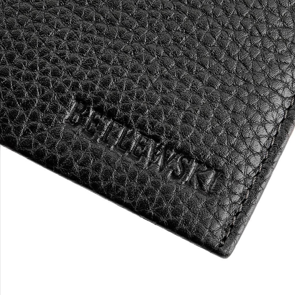 BPM-CF-66 BLACK Men' Wallet LOUIS + CERTIFICATE