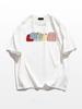 Women's Pure Cotton Black Short Sleeve T-Shirt - 2025 New Summer Style, Straight Shoulder, Loose Fit.