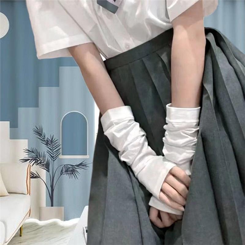 Original Design Rabbit Star Knitted Pile Socks Cute Fold Ears Rabbit Striped Knitted Sleeves Millennium Style Fashion Versatile бежевый