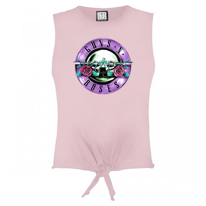 Amplified Womens/Ladies Tonal Bullet Guns N Roses Sleeveless Crop Top