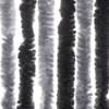 Fly Screen Curtain Grey and Black 100x200 Cm Chenille
