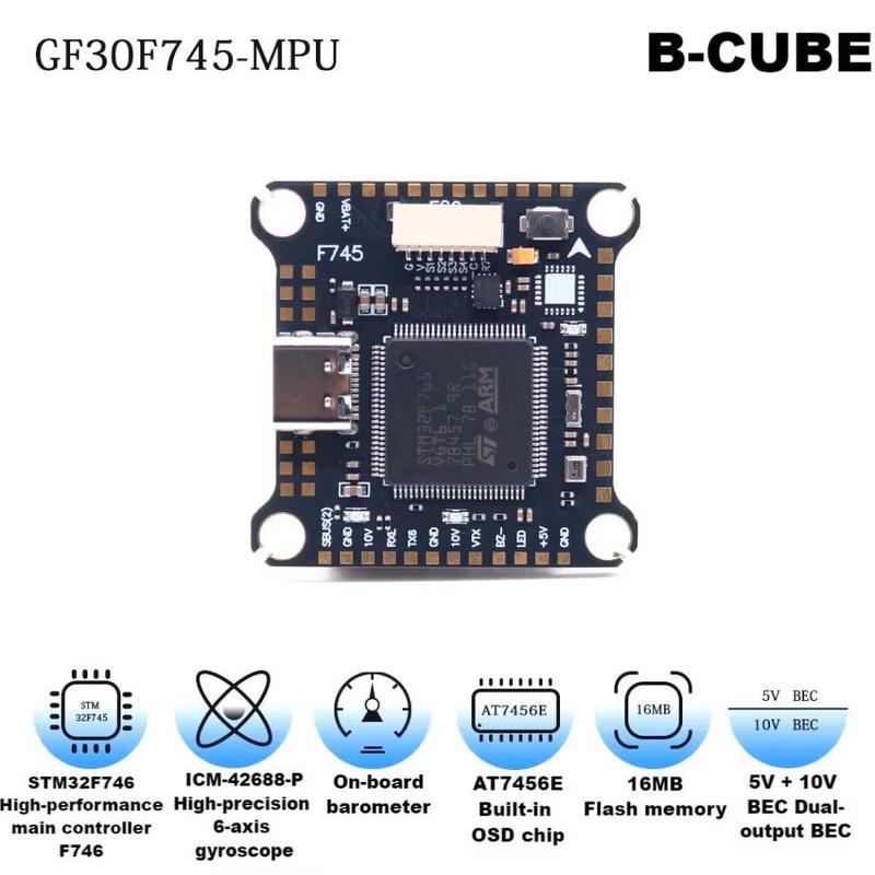 F722 F7/F745 V2 H743 Flight Control 45A/60A 4INI ESC VTX1000 Video 1080P Camera INAV Betaflight Flight Controller RC Drone FPV