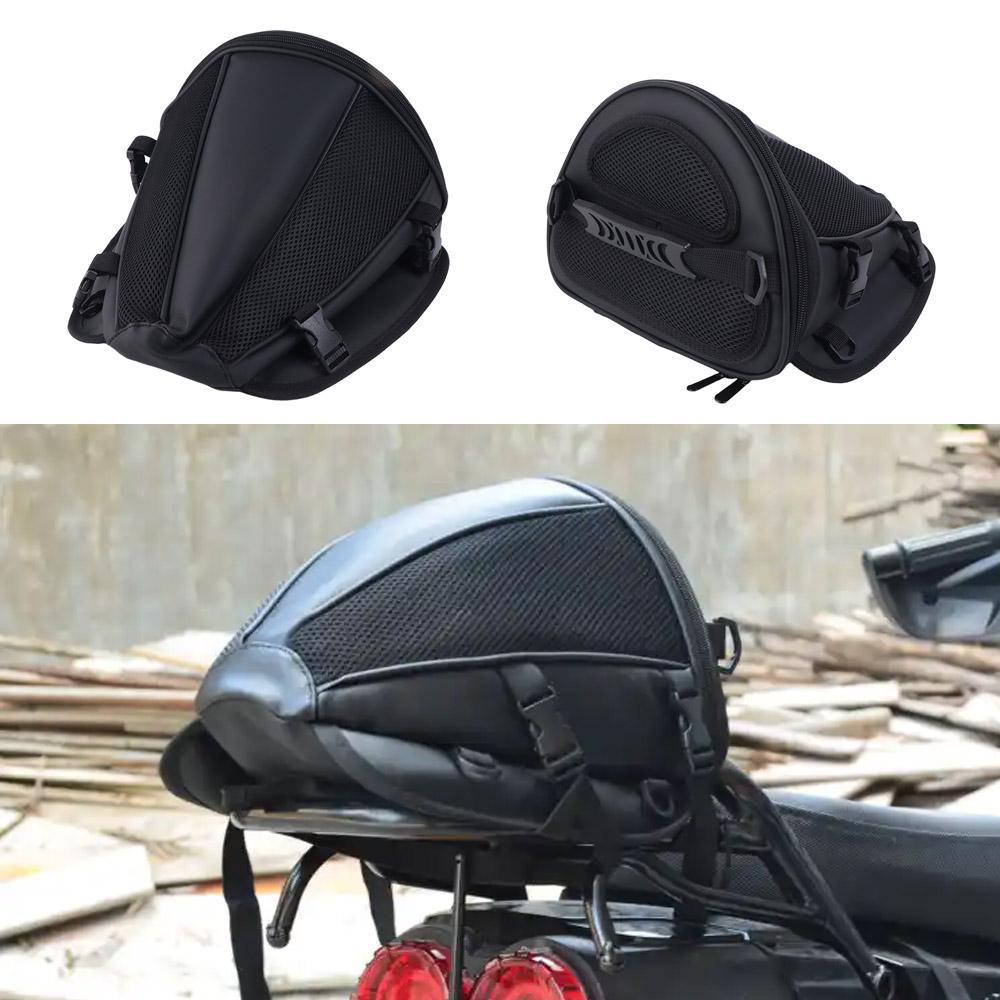 Durable Motorcycle Tail Bag Wear Resistant Suspended Motorcycle Back Bag  Saddle