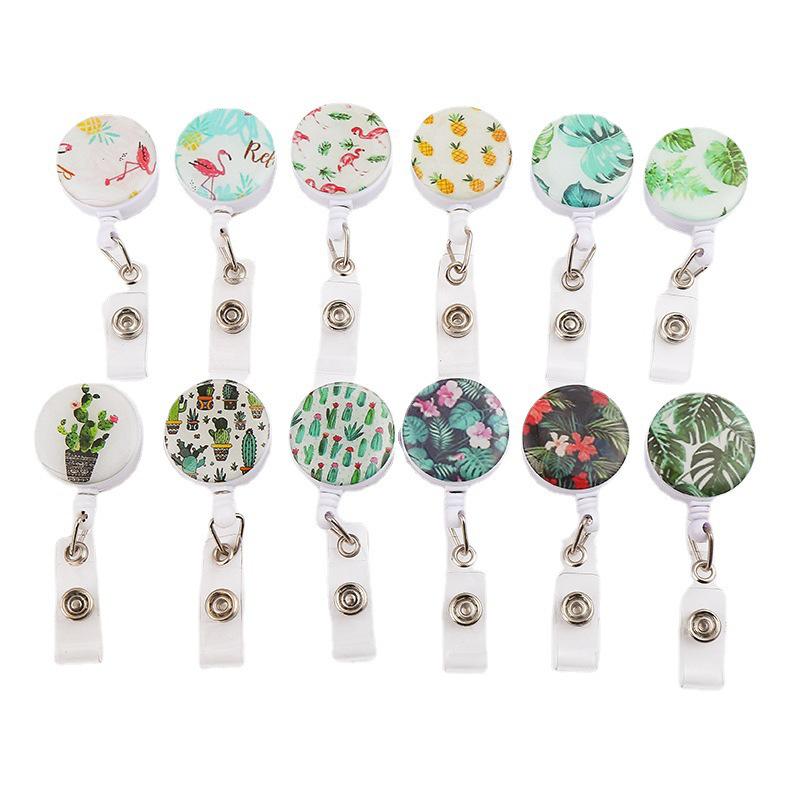 Multicolor Retractable Reel with Easy-Pull Buckle for Work Permit Access Pass