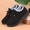 Winter Velvet Thickened Beijing Cloth Shoes Women's Cotton Shoes Soft Sole Non-slip Old Shoes Cotton Shoes