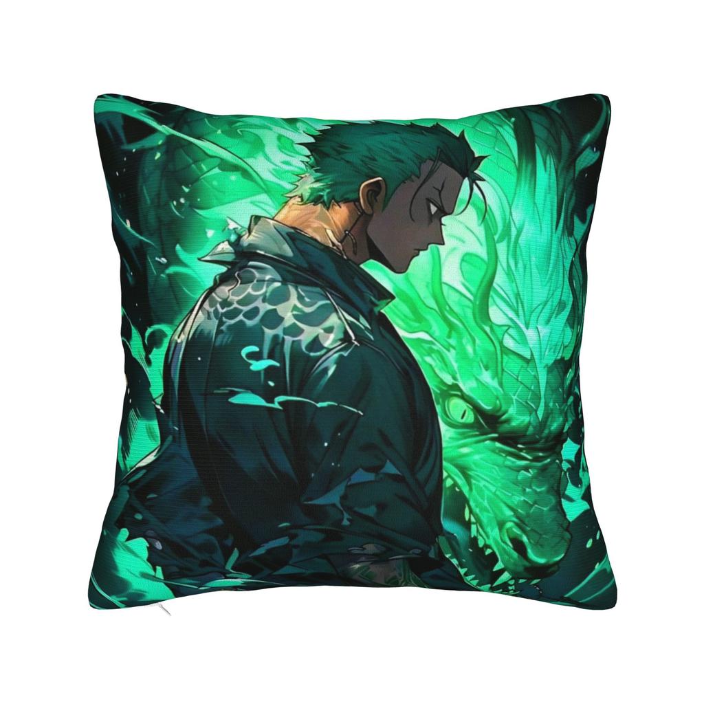 Luffy Anime Square Pillow Case Cushion Covers Awesome Polyester Decorative Throw Pillow Case Cover for Home x