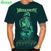 Summer New Fashion Megadeth 3D Printing Casual Men's Round Neck Short Sleeve Tops T-shirt