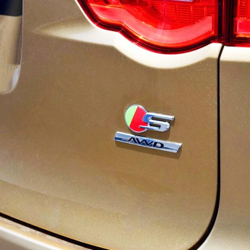 3D ABS Self-Adhesive Chrome Black Logo AWD Emblem Decal Car Trunk Badge Sticker For F-PACE E-PACE F-TYPE XJS XJ8 XF X260 XE XEL XFL Accessories