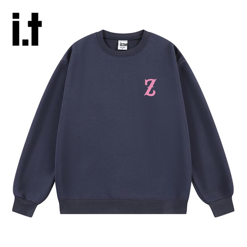 izzue Unisex Retro Letter Print Pullover Sweatshirt