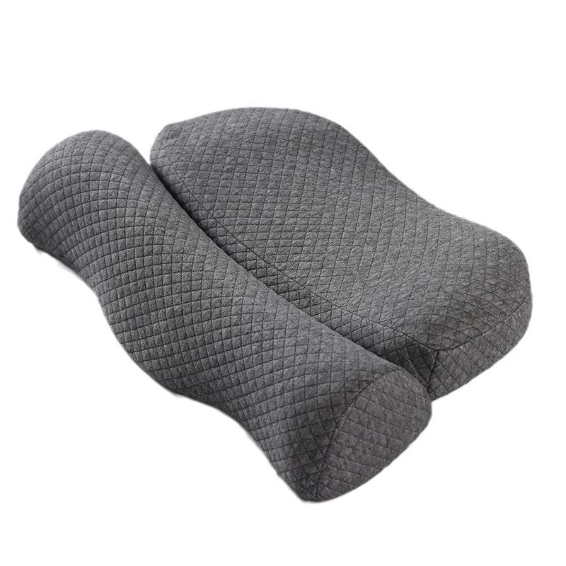 Oreiller cervical à traction en mousse à mémoire de forme Rebond lent Sac riche pour aider à dormir Oreiller cervical Noyau Oreiller de protection du cou Noyau