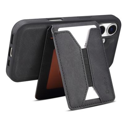 DENIOR D17 For iPhone 16 Plus Case Compatible with MagSafe Card Bag Phone Cover