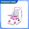 Doll Stroller Toy Creativity Interactive Role Play Simulation Pushchair