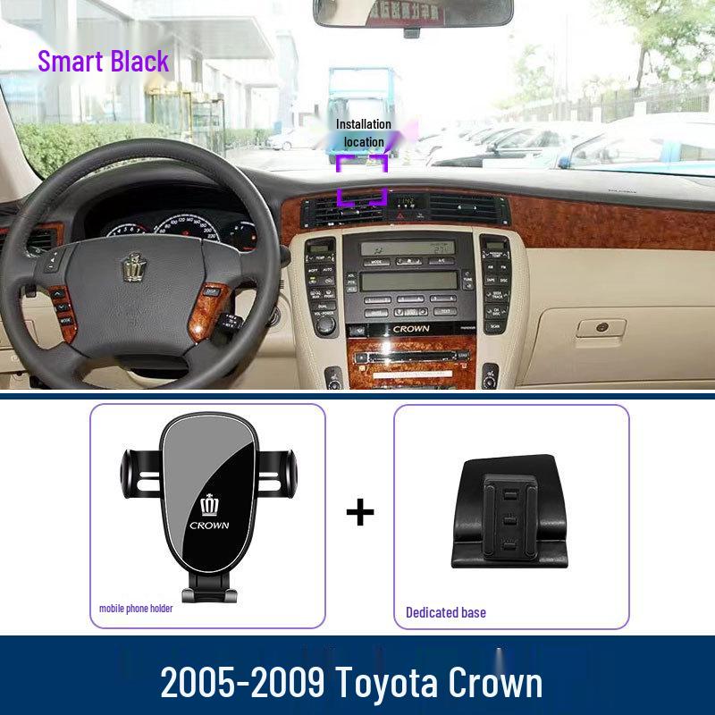 Toyota Crown Phone Holder Clip-On for Car Navigation